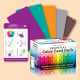 Essential Color Card Deck #20527 featuring 200 color cards with RGB, CMYK, HEX codes and color guide, based on Joen Wolfrom's tool.