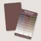 Essential Color Card Deck showing coordinated color cards with RGB, CMYK, HEX codes and color value gradients.