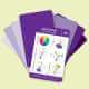 Essential Color Card Deck #20527 with 200 color cards showing black-to-white values and color codes, featuring a color guide.