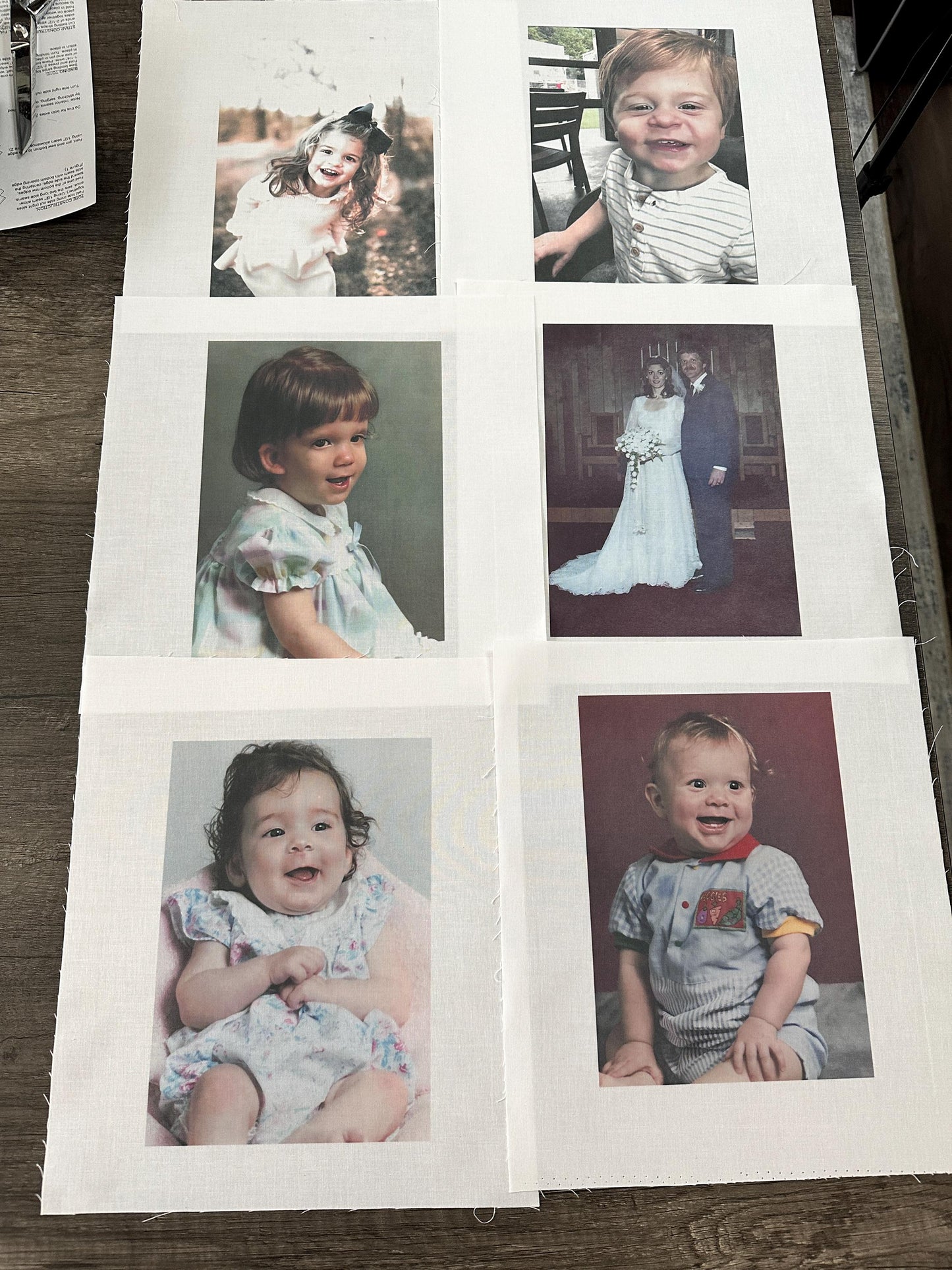 Printed Cotton Fabric with your photo, design, logo for quilts, bags, throws or however you want to use it