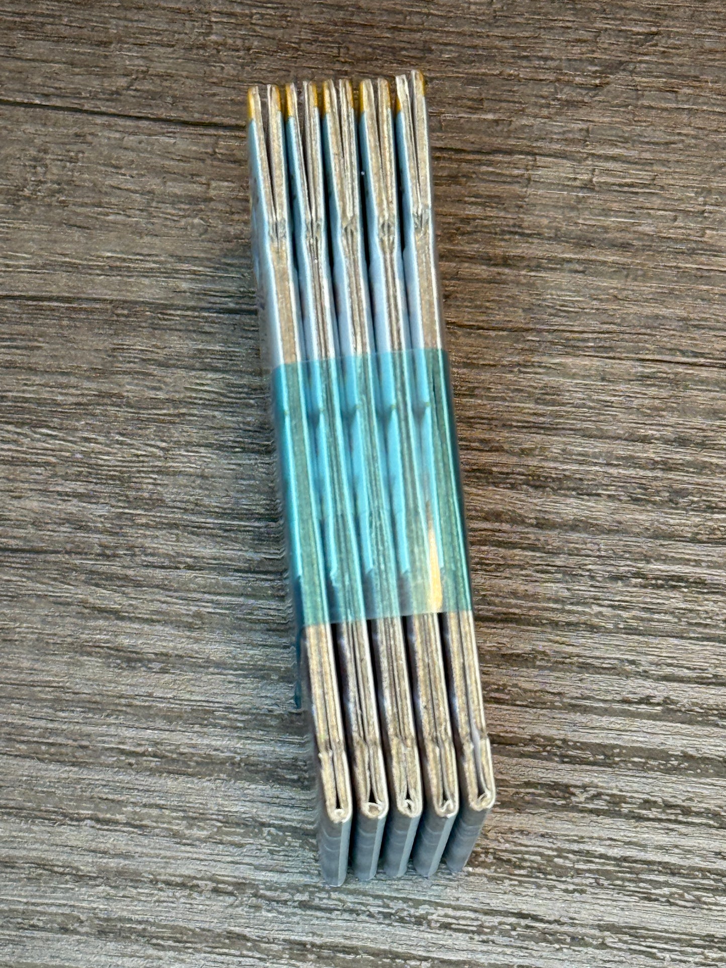 Organ Needles Universal Size 80/12 bulk pack, 5 packages of sewing machine needles for various fabrics, 25 total needles.