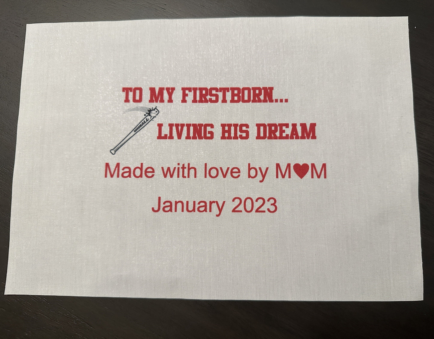Quilt Label Personalized Printed on High Quality Quilt Cotton