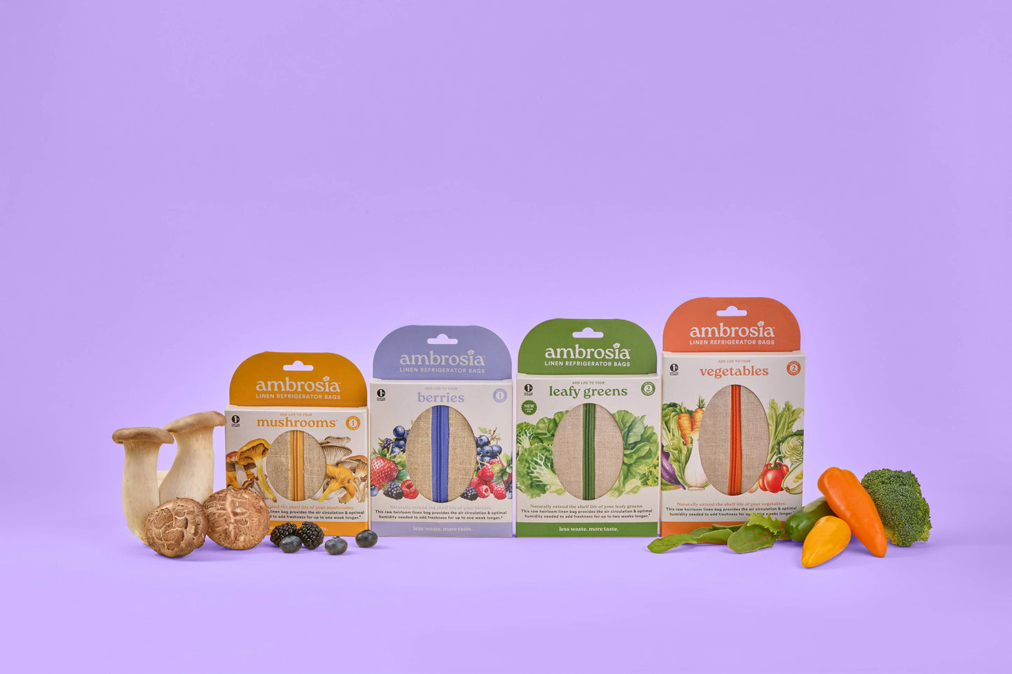 Ambrosia Bag - Ambrosia Linen Refrigerator Bag Complete Set