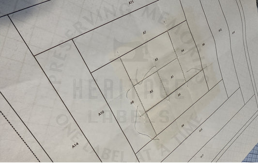 10 inch finished Log Cabin Quilt Block Pattern Foundation Paper Piecing