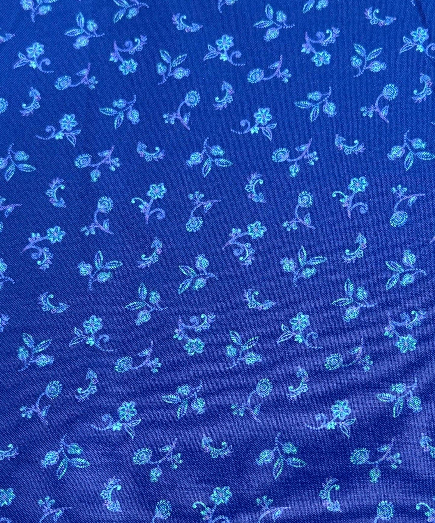 Indigo Garden by Timeless Treasures CD3416 Royal Floral