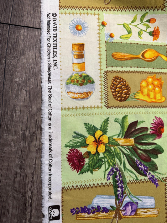 Apothecary David Textiles DX-4425-4C 100% Cotton