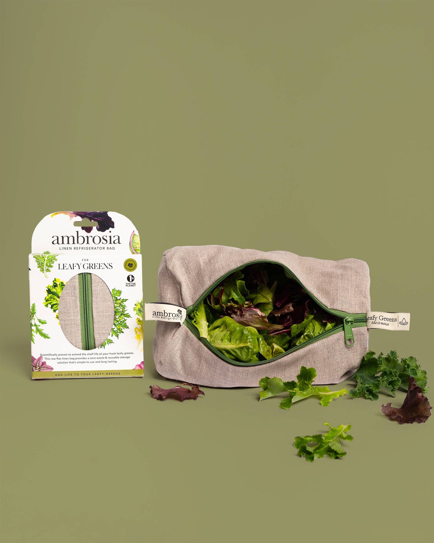 Ambrosia Bag - Ambrosia Linen Refrigerator Bag Complete Set