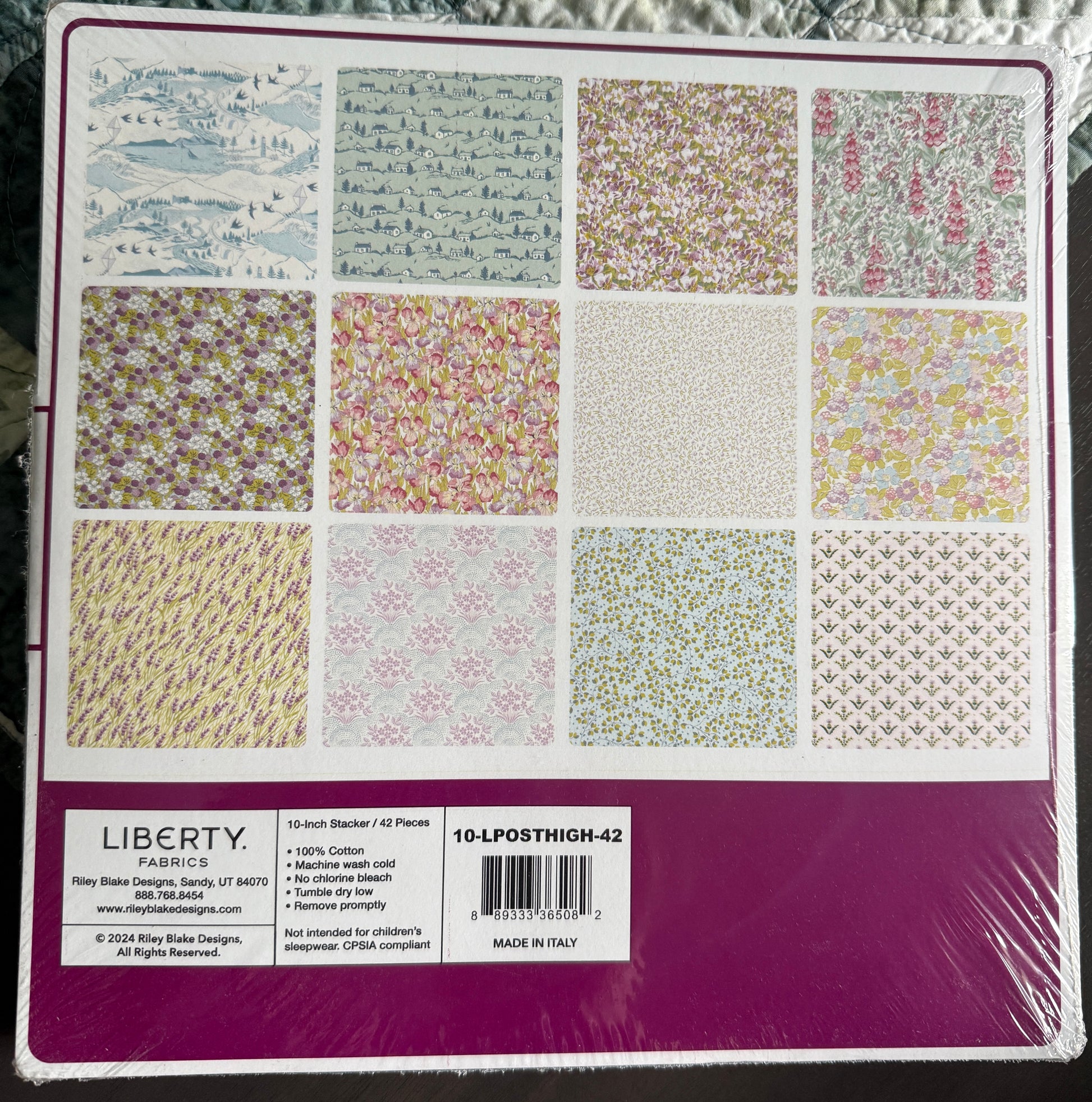 Postcard from the Highlands 10" Stacker 10-LPOSTHIGH-42 Liberty Fabrics