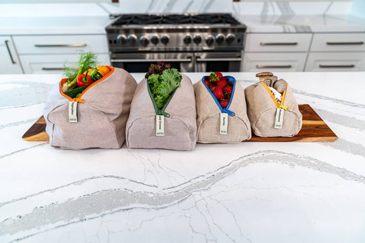 Ambrosia Bag - Ambrosia Linen Refrigerator Bag Complete Set